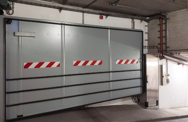 Kö-Bogen-Tunnel Düsseldorf_Tor geschlossen